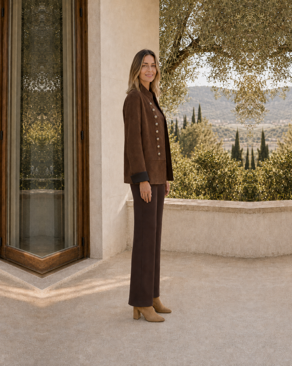 BLAZER ANTELINA-MARRÓN