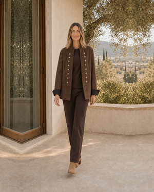 BLAZER ANTELINA-MARRÓN