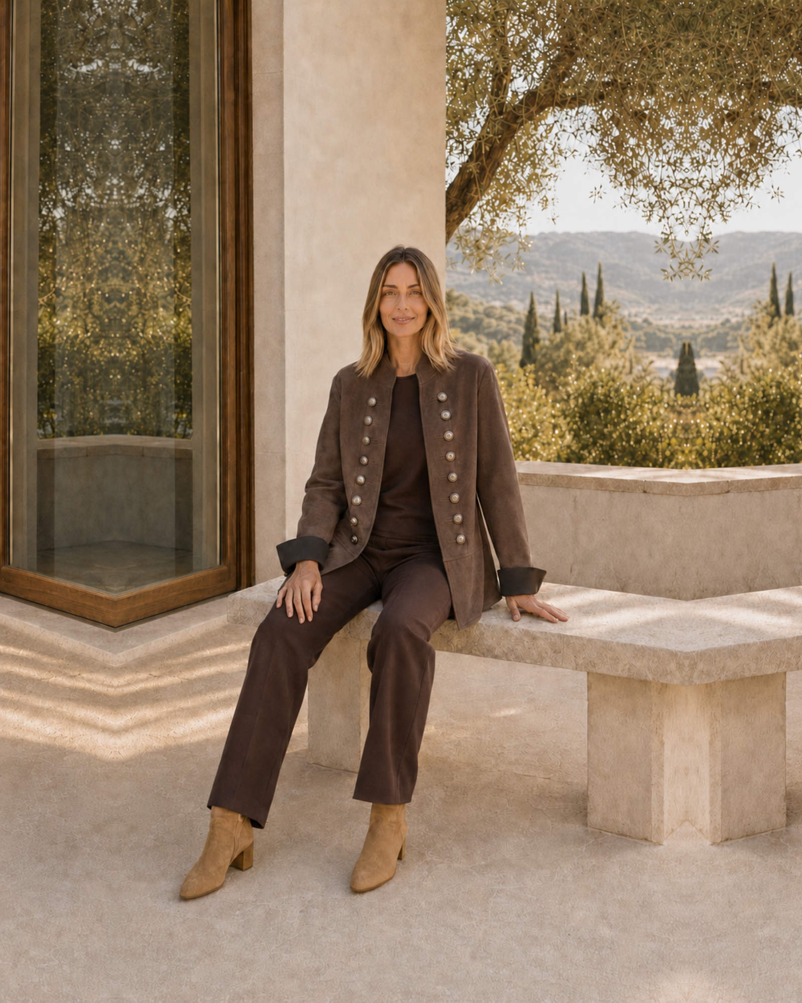 BLAZER ANTELINA-MARRÓN