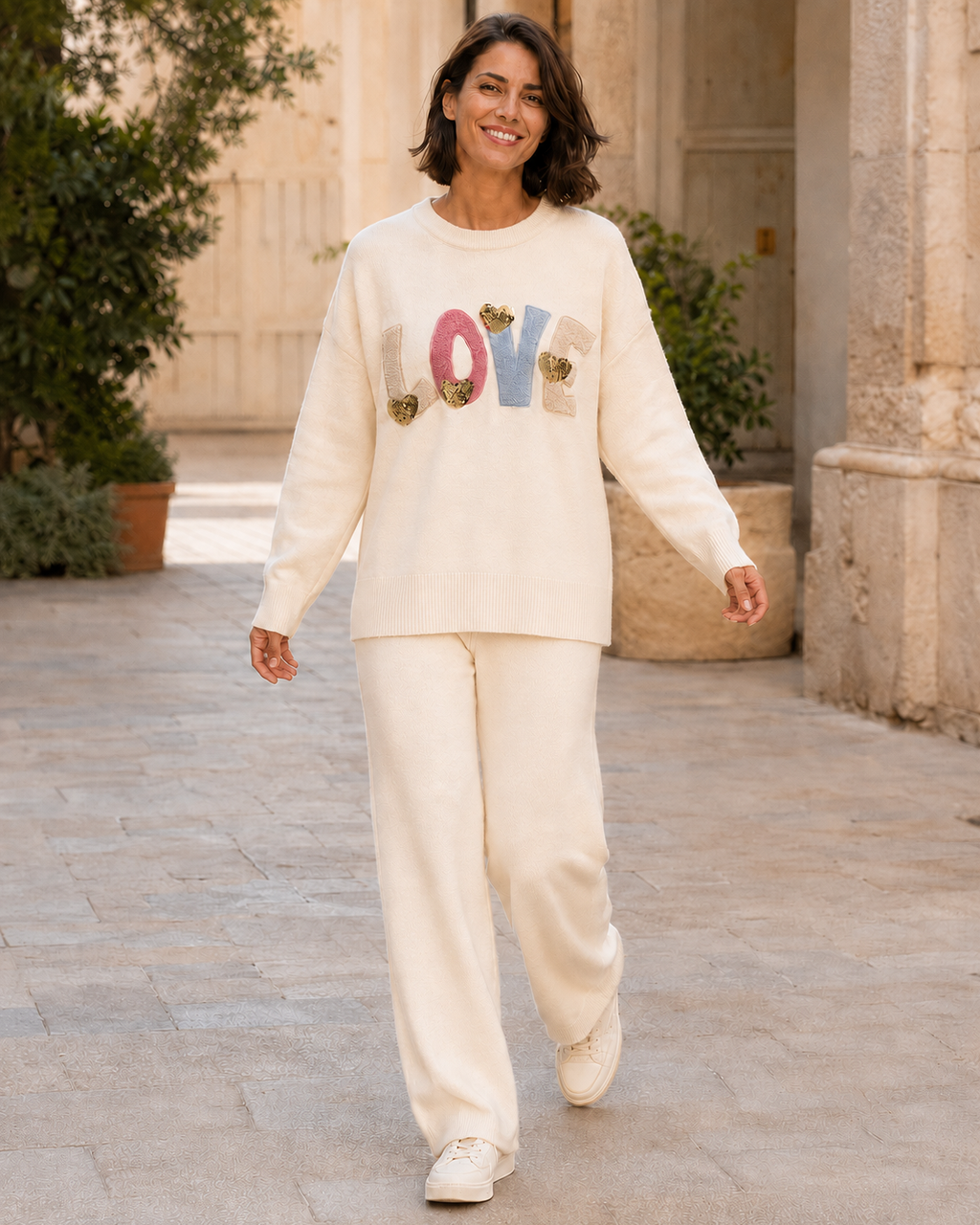 CONJUNTO DE PUNTO LOVE-CRUDO