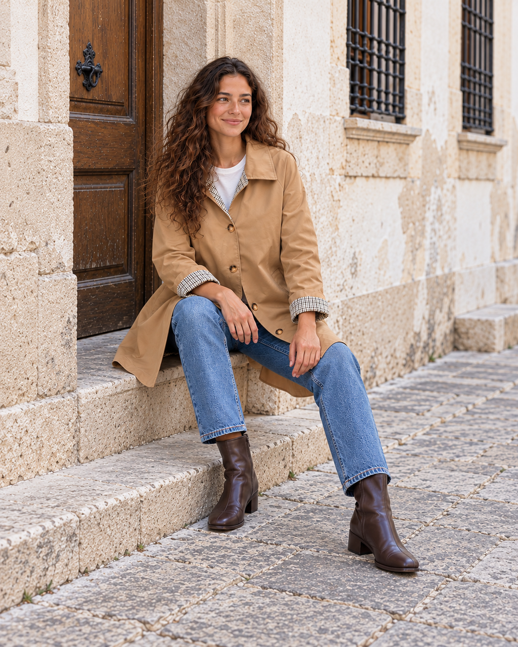 GABARDINA BEIGE