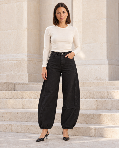 PANTALÓN BALLON- NEGRO