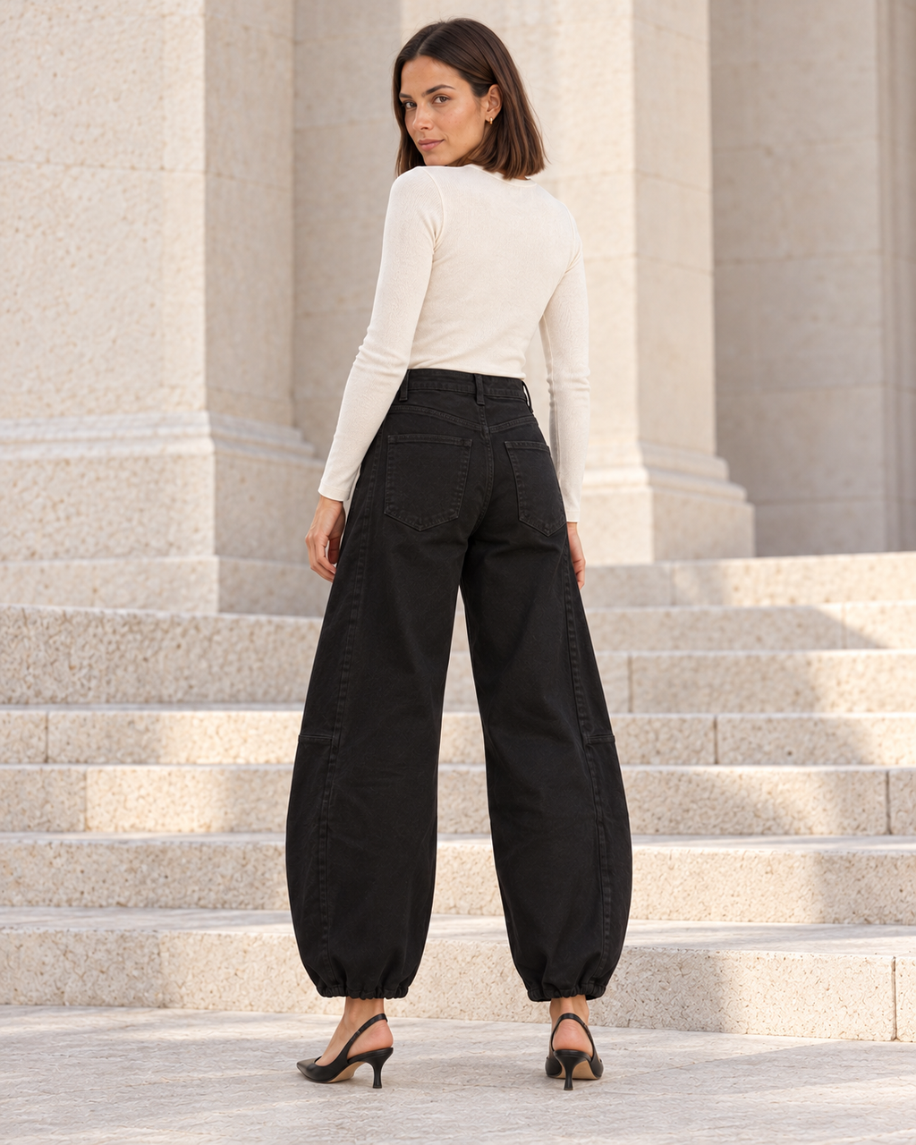 PANTALÓN BALLON- NEGRO