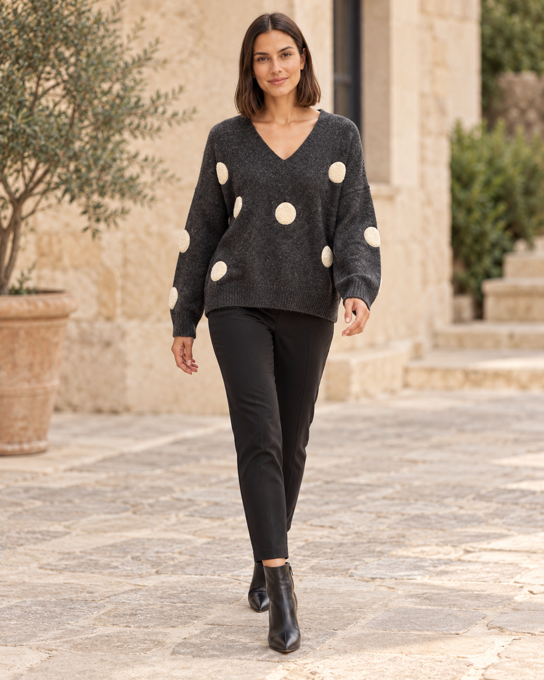 JERSEY TOPITOS-GRIS OSCURO