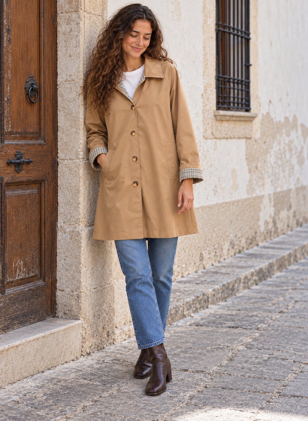 GABARDINA BEIGE