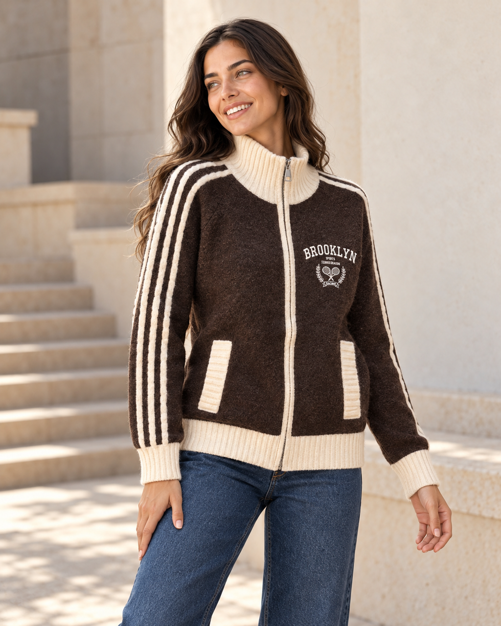 CHAQUETA BROOKKLYN- MARRÓN