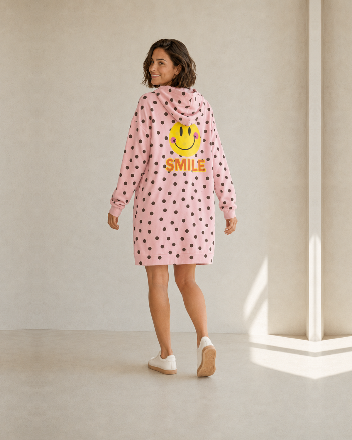 VESTIDO SMILEY-ROSA
