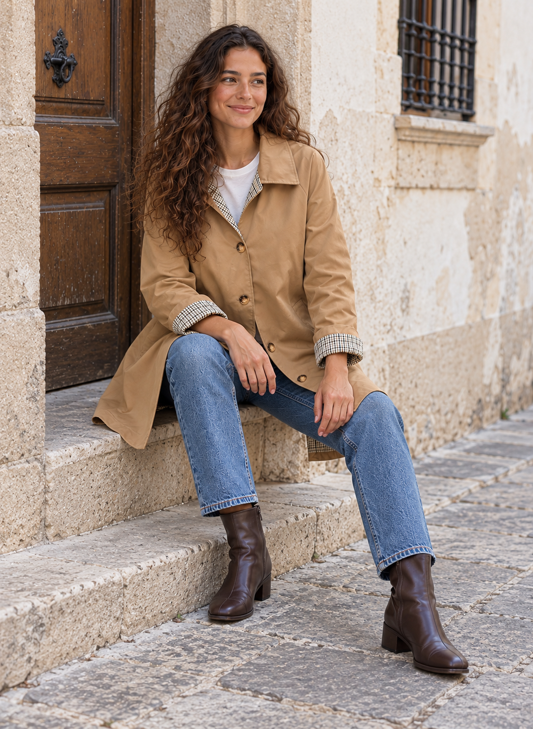 GABARDINA BEIGE