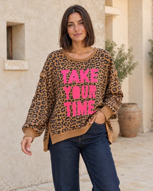 MAXI SUDADERA TAKE-CAFÉ