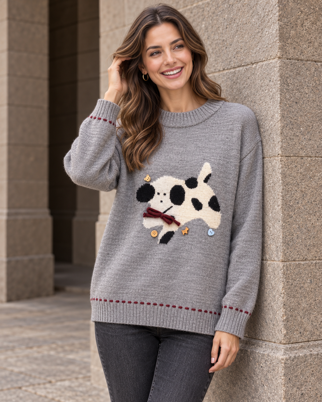 JERSEY DOG-GRIS