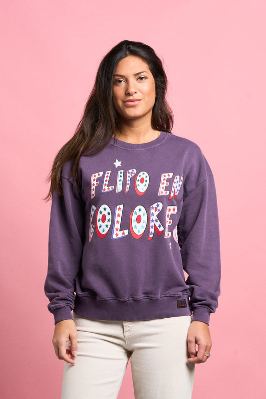 SUDADERA  FLIPO EN COLORES
