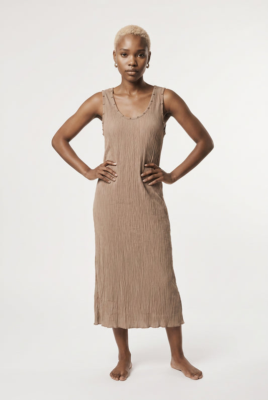 VESTIDO BAMB-TOSTADO