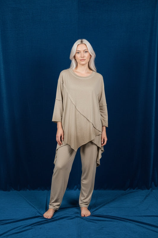 CONJUNTO TIE DYE-BEIGE