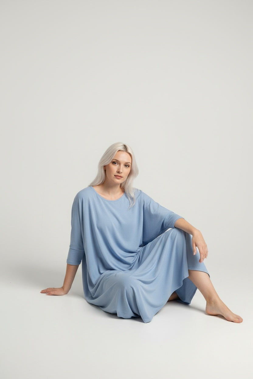 VESTIDO CAS-AZUL