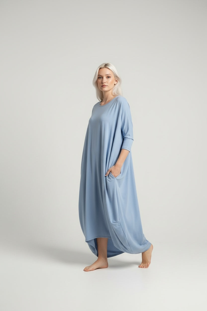 VESTIDO CAS-AZUL