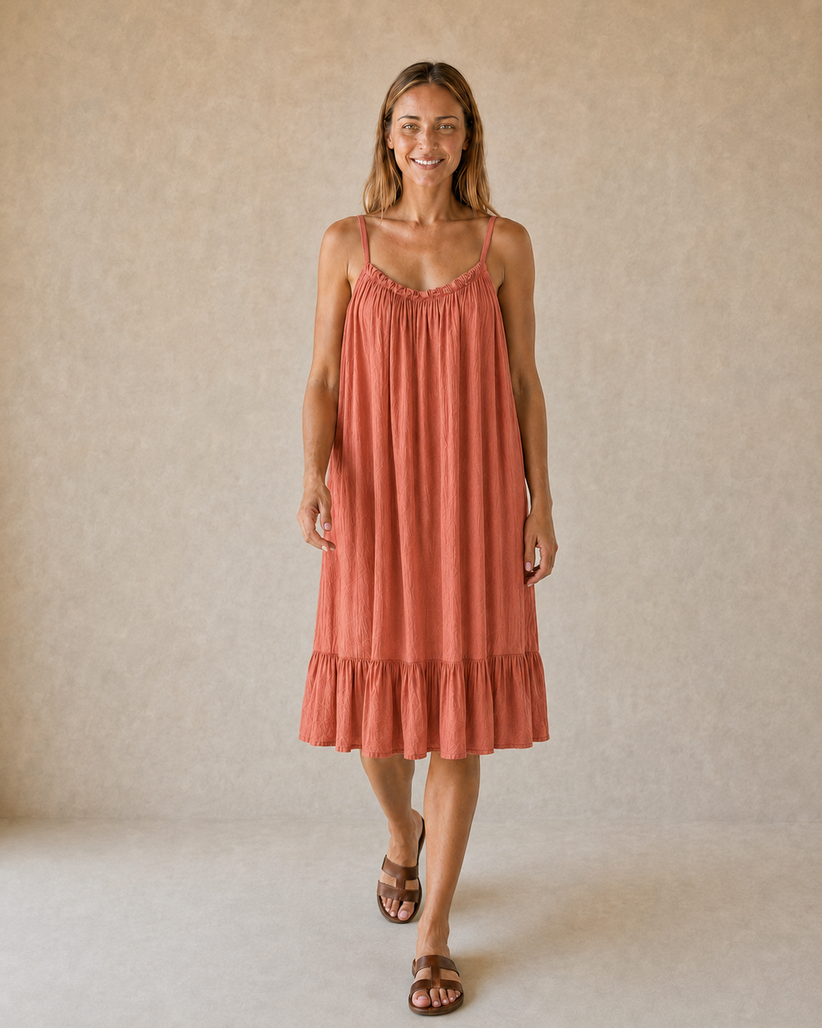 VESTIDO TIRANTE-ROSADO