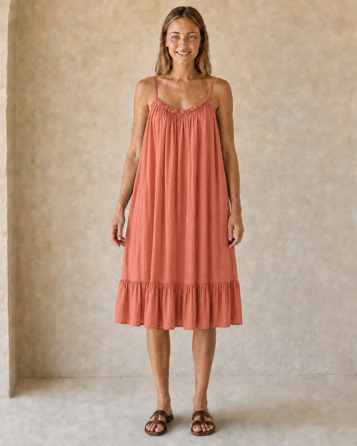 VESTIDO TIRANTE-ROSADO