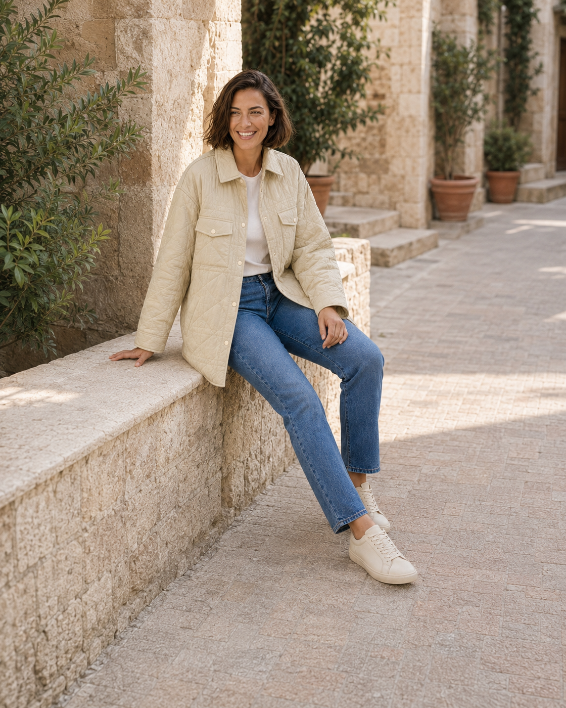 PARKA  ACOLCHADA- BEIGE
