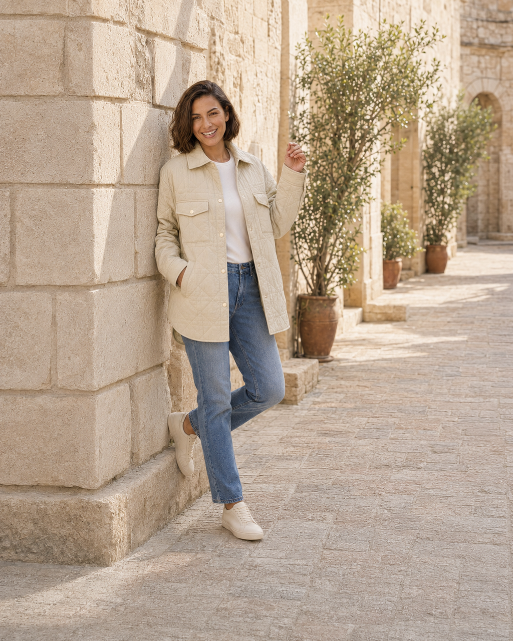 PARKA  ACOLCHADA- BEIGE